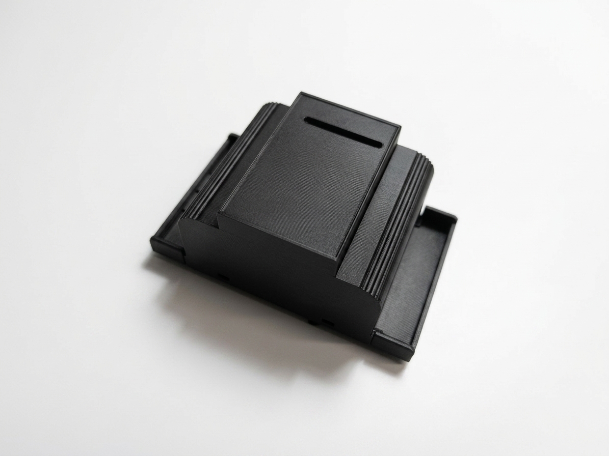 Carcasa impresa para el módulo Johnson Controls XT-9100, vista de conjunto